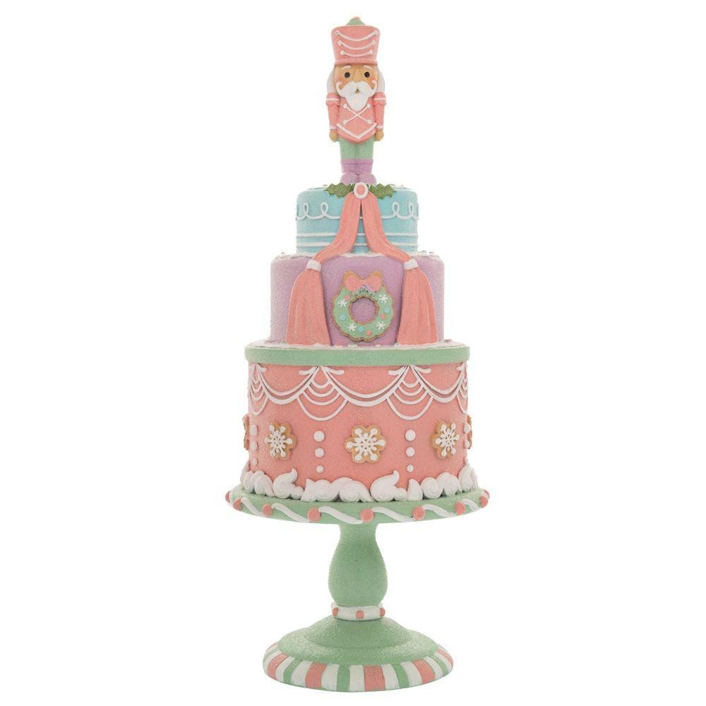 TORTA DI PAN DI ZENZERO IN POLIRESINA PASTELLO 17X17X41CM